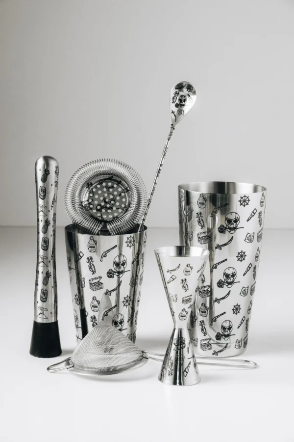 Cocktail Shaker Set Skull