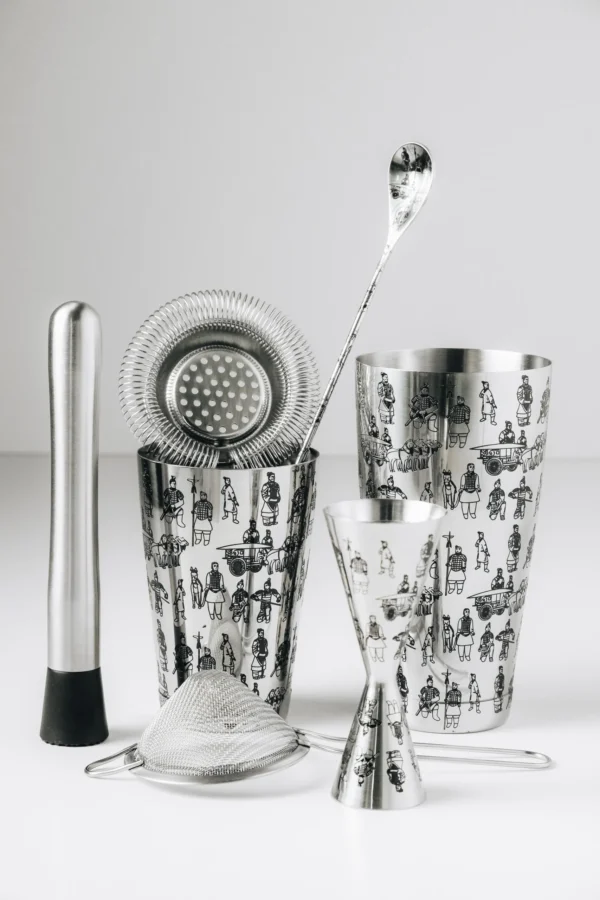 Cocktail Shaker Set Terracotta